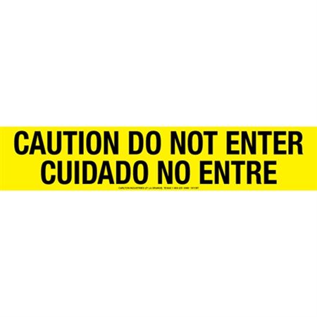 Caution Do Not Enter / Cuidado No Entre Barricade Tape